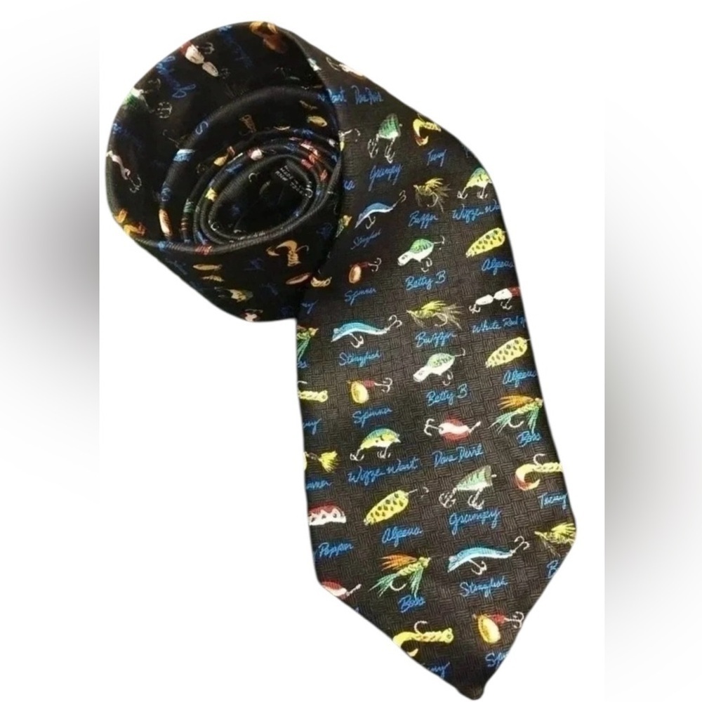 PURITAN Silk Fishing Lures Novelty Tie